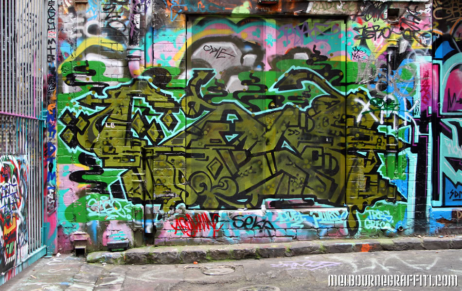 Pieces - Melbourne CBD | MelbourneGraffiti.com - Australian Graffiti